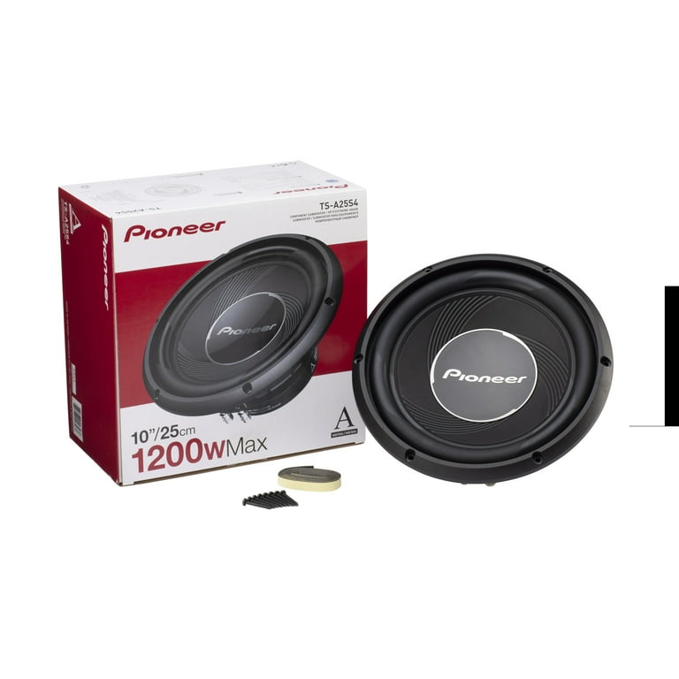 Pioneer Ts-a25s4 A-series 10 Inches Car Audio Subwoofer, Bass