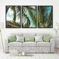 thumbnail image 2 of IDEA4WALL 3 Piece Canvas Wall Art Tropical Palm Trees Canvas Prints Framed Wall Art Decor, 2 of 4