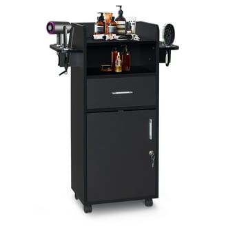 hito_eo　新品 OUTDOOR PRODUCTS for SALON Hironpal Beauty Salon Cabinet with Locking Drawers, 6 Tool Holders