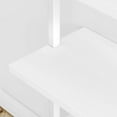 thumbnail image 5 of Ktaxon 5-Shelf Industrial Wood Ladder Bookcase with Metal Frame,White, 5 of 7