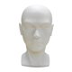 thumbnail image 4 of Cabeza de maniquí jinwen Cabeza de exhibición de peluca Modelo Comestic Soporte de postizo resistente mate blanco, 4 of 8