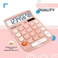 thumbnail image 3 of Catiga Electronics CD-8185 Large Screen Portable Calculator (Light Pink), 3 of 7