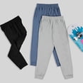 thumbnail image 3 of PURE CHAMP 3 Pack Boys Sweatpants Mesh Lightweight Kids Clothes with Zipper Pockets Active Quick-Dry Boys Pants Sizes 4-20 (Set 5 Size Medium), 3 of 5