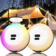 thumbnail image 1 of Luces de Cuerda para Camping UGDLUCK 10 m 4-en-1 con 9 Modos Recargables, 1 of 8