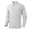 MY53-White, variant on MiYuan Men's Quarter Zip Pullover Fleece Lined Long Sleeve Stand Collar Golf Shirts for Men Thermal Sweatshirts