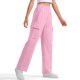 thumbnail image 4 of Pantalones largos para niñas y niños, de color liso, de pana, con cintura elástica, holgados, con cordón y bolsillos, informales, de poliéster., 4 of 7
