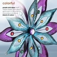 thumbnail image 6 of Alpine Corporation Dual Floral Windmill Stake with Gems, 6 of 12