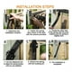 thumbnail image 4 of Tension Spring Adjustable Door Closer Automatic Door Closer Bar Door Closer Gate Springs Door Closer with 4 Screws, 4 of 5