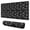 Black Gothic Skull-2, variant on Long Mouse Pads for Desk,Black Gothic Skull Spider Pattern Desk Mats on Top Of Desks, Desk Mouse Pad Extra Large with 3mm Non-Slip Base and Stitched Edge for Gaming,Office,Work,Home 31.5"x11.8"
