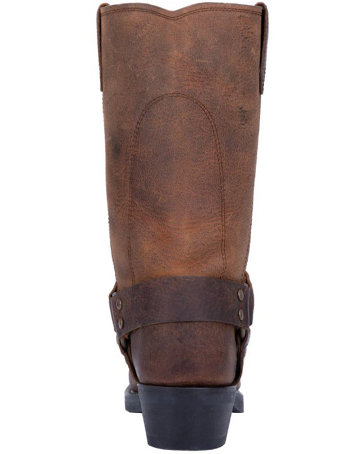 Motorcycle Boots Mens Dean Harness Crazy Horse Brown DI19076