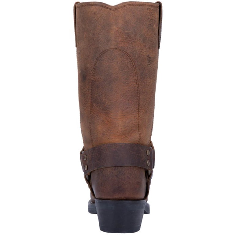 Motorcycle Boots Mens Dean Harness Crazy Horse Brown DI19076