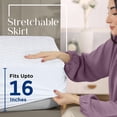 thumbnail image 3 of Protector de colchón Utopia Bedding completo, 137 x 191 cm, impermeable, 3 of 9