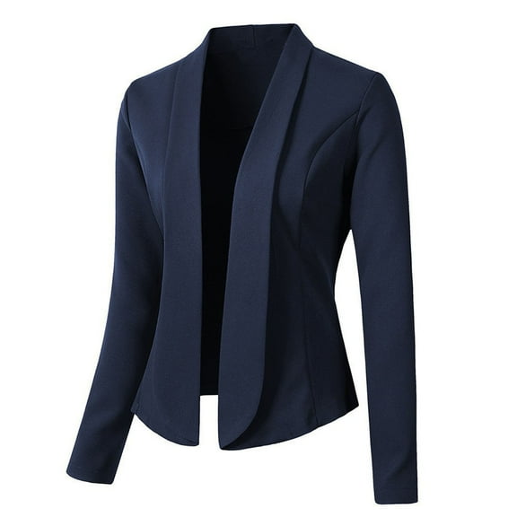 KIHOUT Clearance Women's Plus Size Jacket Deals Fashion Casual Long Sleeve Small Suit Jacket Small Suit