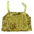 thumbnail image 4 of MuXiKeJi Clothes Sparkling Girls' Carnival Adjustable Elastic Band Sequin Crop Top for Kids and Teens, 4 of 4