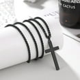 thumbnail image 4 of Cross Necklace for Men, Valentines Day Birthday Christmas Gifts for Son Grandson Nephew Brother Boyfriend Mens, 4 of 6