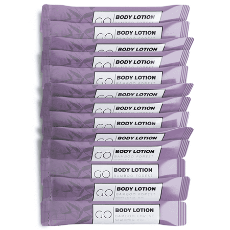 GO Essentials Travel Lotion Packets – Single Use Body and Hand Lotion for Hydrated Skin and Travel Size Toiletries. Bulk.