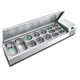 thumbnail image 2 of Barra de ensaladas de mesa, equipo comercial para refrigerador de supermercado, vitrina para exhibición de carne fresca y alimentos para ensaladas, 2 of 4