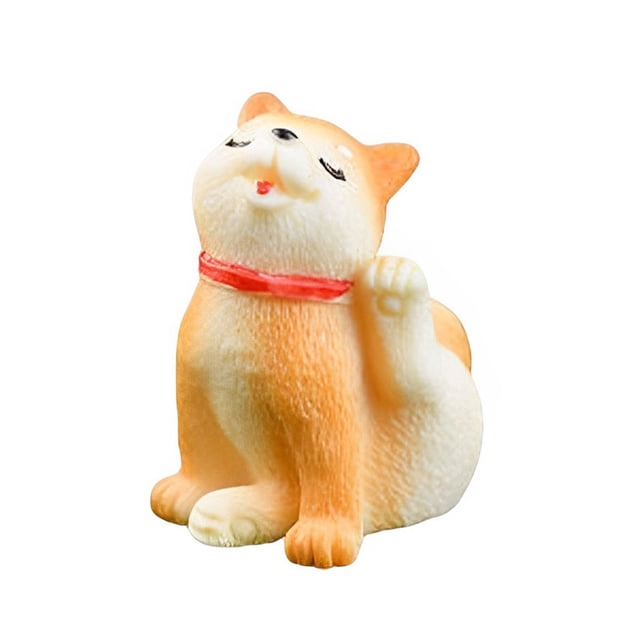 Adorno de perro Wosthever Simulación Animal Miniatura Resina Decoración Escritorio Navidad HA077453-01