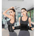 thumbnail image 2 of Ben Din Clothing Waist Trainers Women Corset Body Shaper Fitness Belt, Black, 2 of 11