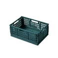 thumbnail image 2 of JilgTeok Collapsible Plastic Storage Baskets Desktop Snack Stationery Sorting Box Cosmetics and Miscellaneous Basket Folding Fruit Storage Basket for Home Kitchen Classroom and Office Bathroom S, 2 of 6
