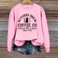 thumbnail image 2 of Venzia Women Halloween Crewneck Sweatshirt, Black Long Sleeve Pullover Top, Casual Fall Graphic Sweatshirt, 2 of 4