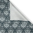 thumbnail image 6 of Ambesonne Damask Grommet Curtain, Floral Victorian, 50" x 54", Grey White, 6 of 6