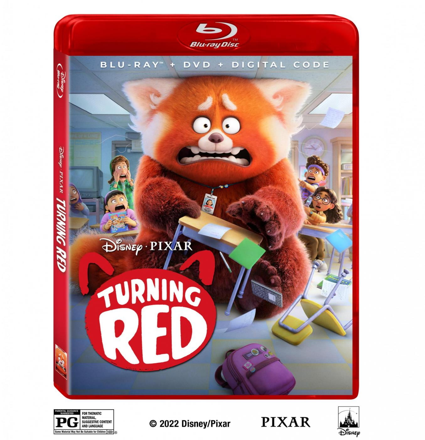 Turning Red (BluRay + DVD + Digital Code)