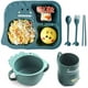 thumbnail image 1 of Juego De Platos De Cena, Juego De Platos Para Niños, Platos Y Platos Para Niños De 6 Piezas, Tazón Para Niños, Taza, Cuchara, Tenedor, Pequeño Dinosaurio De Dibujos Animados, Rosa Adepaton LN-2093-1, 1 of 6