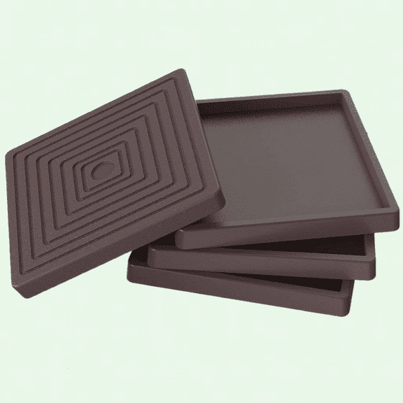 Chair Leg Protectors 24PCS, Clear Rubber Furniture Leg Covers with Felt Bottom, Non-Slip Table Feet Caps