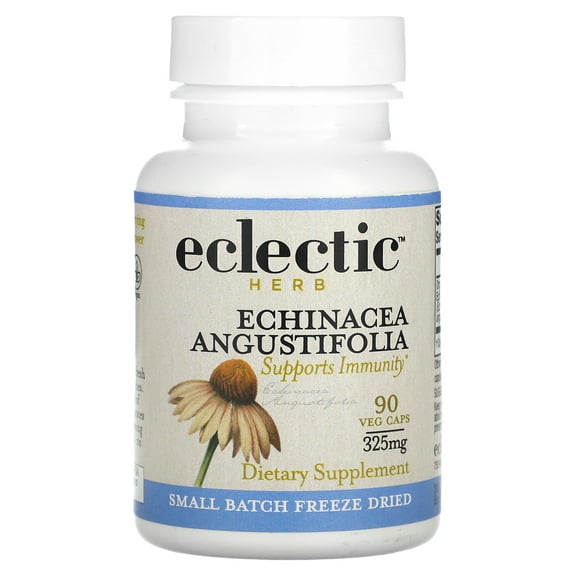 Eclectic Herb Echinacea Angustifolia, 325 mg, 90 Veg Caps