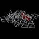 thumbnail image 3 of 18x Modelo Geométrica Plástico 3D Juguete Didáctico de Geometría para Maestros Estudiantes, 3 of 9