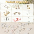 thumbnail image 4 of 16pcs Earring Backs, Silicone Clear Earring Backs Replacements Making Kit Locking Secure Earrings Back for Studs Droopy Earrings for Women Men, Clear, 4 of 7