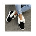 thumbnail image 5 of Oucaili Women Ankle Boots Slip On Comfortable Winter Warm Anti Skid Flats Casual Shoes, 5 of 6