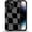 Cool Distorted Chessboard, variant on for iPhone 14 Pro Case, [Hybrid 2-Layer Hard Shell] Military-Grade Protection, All-Around Shockproof, Silicone Protective Phone Case for iPhone 14 Pro - Coloring Mushroom
