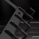 thumbnail image 5 of Ganchos para colgar puertas Organizador de metal | Estante de armario sin taladro | Almacenamiento que ahorra espacio de 6 ganchos para la entrada del baño del dormitorio | Resistente Negro Blanco, 5 of 5