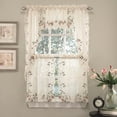 thumbnail image 1 of Juego de cortinas de cocina Sweet Home Collection Rosemary Linen, 1 of 1