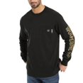 thumbnail image 2 of Wolverine FR Long Sleeve Print Tee Men Black, 2 of 5