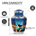 thumbnail image 2 of Yatskia Lightning Moose Urn for Ashes for Women, Large Burial Urns for Human Ashes Adult Man, Cremation Keepsake Urns for Adult Ash, (Tasty 10 Inch and 3 Inch), 2 of 8