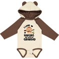 thumbnail image 3 of Inktastic Monkey I Love Hanging out with My Grandad Boys or Girls Long Sleeve Baby Bodysuit, 3 of 5