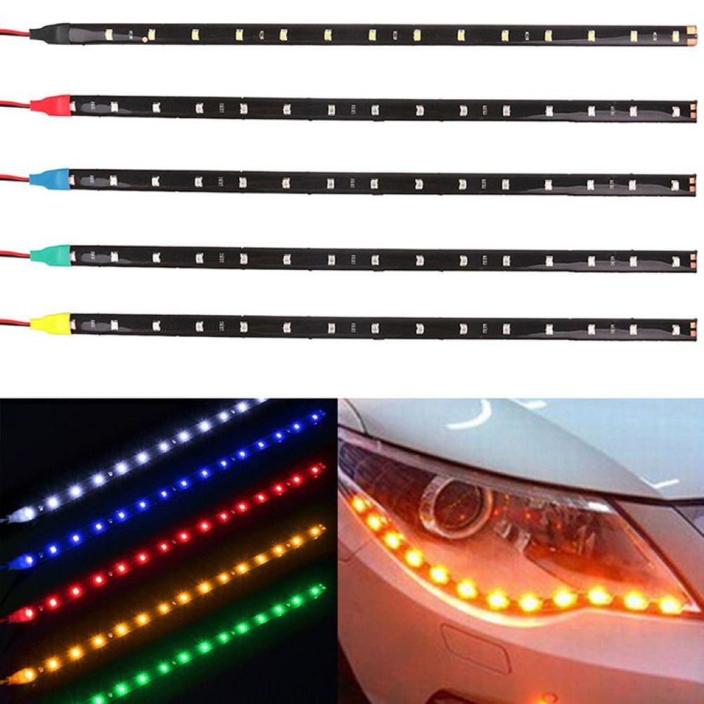 5 x12 inch Led strip Grill Car Truck Boat  Decorated Flexible LED Strip White