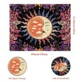 thumbnail image 4 of Tapiz de jardín de luna, tapiz de mandala floral para colgar en la pared, sueño psicodélico/tapiz de luna durmiente para dormitorio BANYUO Hogar, 4 of 4