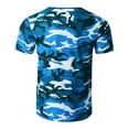 thumbnail image 5 of JAJAHO Camo Shirts For Men Camouflage Short Sleeve T Shirt With Pocket Summer Casual V Neck Base Layer Tee Shirts Casual Daily Wear Leisure Tops, 5 of 5