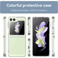 thumbnail image 2 of Crystal Clear Case for Samsung Galaxy Z Flip5 5G 2023,Slim Thin Soft TPU Bumper & Hard PC Back Shockproof Scratch Resistant Protective Phone Case for Samsung Galaxy Z Flip5 (Clear), 2 of 8