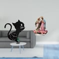 thumbnail image 2 of Reloj de pared de acrílico con diseño de gato, adorno decorativo moderno para sala de estar, mesa de vacaciones, regalo único, decoración del hogar, c, 2 of 8