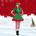 thumbnail image 2 of Vestido de Navidad Para La Familia Trajes A Juego Falda Corta de Escenario Para Mujer Conjunto de Trajes de Cosplay de Varias Piezas Madre Odeerbi  ODB189027, 2 of 4