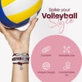thumbnail image 4 of Volleyball Bracelet- Girls Volleyball Bracelet- Volleyball Jewelry - Perfect Gift For Volleyball Players, 4 of 7