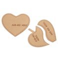 thumbnail image 2 of CHICIRIS Leather Template for Keychain,Acrylic Keychain Pattern DIY Heart‑Shaped Pendant Hand‑Made Leather Goods Template,Keychain Template, 2 of 8
