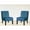 Blue, variant on Mid Century Modern Accent Chairs Of 2, Elegant Velvet, Solid Wood Legs, Purple For Home 2pcs Chairs, Velvet Covering, Bedroom