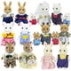 thumbnail image 2 of Rabbit Doll 1/12 Micro Dollhouse Reindeer Sheep Elephant Squirrel Family Kitchen Toy Miniature Furniture Set Girl Toy Gift, 2 of 5