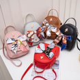 thumbnail image 3 of Girls Fashion Backpack Mini Backpack Purse for Women Teenage Girls Purses PU Leather Bow Backpack Shoulder Bag, 3 of 3